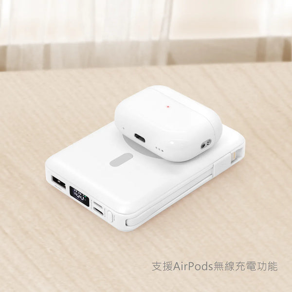 【門市發售】Garmma 永橙✖️Sanrio  Hello Kitty  10000mAh  數顯帶線磁吸外置充電器(只限香港發售,不設平郵)