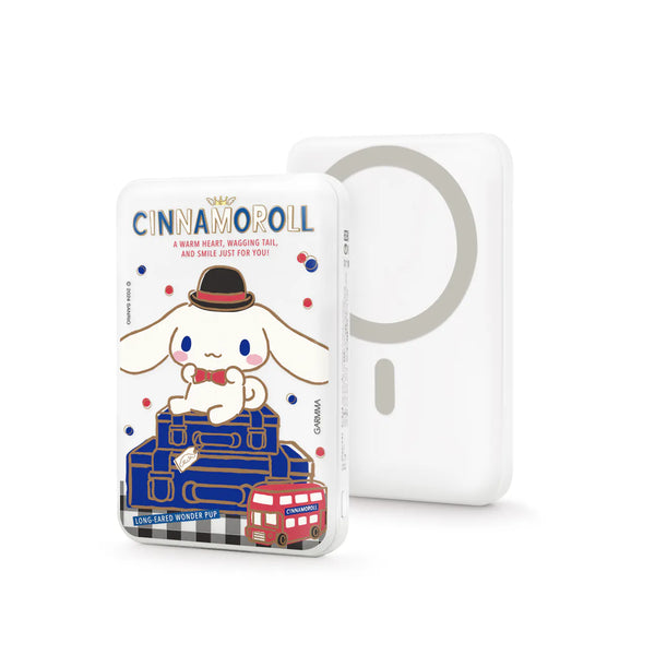 【門市發售】Garmma 永橙✖️Sanrio 玉桂狗 Cinnamoroll 10000mAh  磁吸無線外置充電器(只限香港發售,不設平郵)