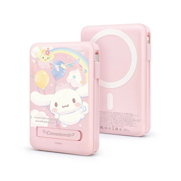 【門市發售】Garmma 永橙✖️Sanrio  Pochacco/玉桂狗  10000mAh  數顯帶線磁吸外置充電器(只限香港發售,不設平郵)