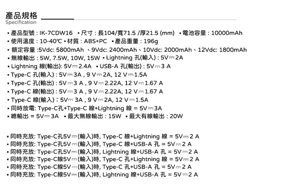 【門市發售】Garmma 永橙✖️Sanrio Kuromi 10000mAh  數顯帶線磁吸外置充電器(只限香港發售,不設平郵)