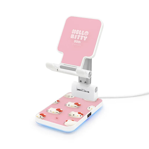 【門市發售】Garmma 永橙✖️Sanrio Hello Kitty 50th 折疊無線充電支架(只限香港發售,不設平郵)