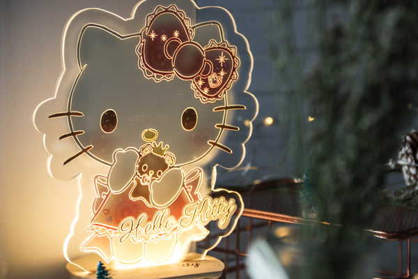 Hello Kitty Acrylic LED Lamp (KT82L)