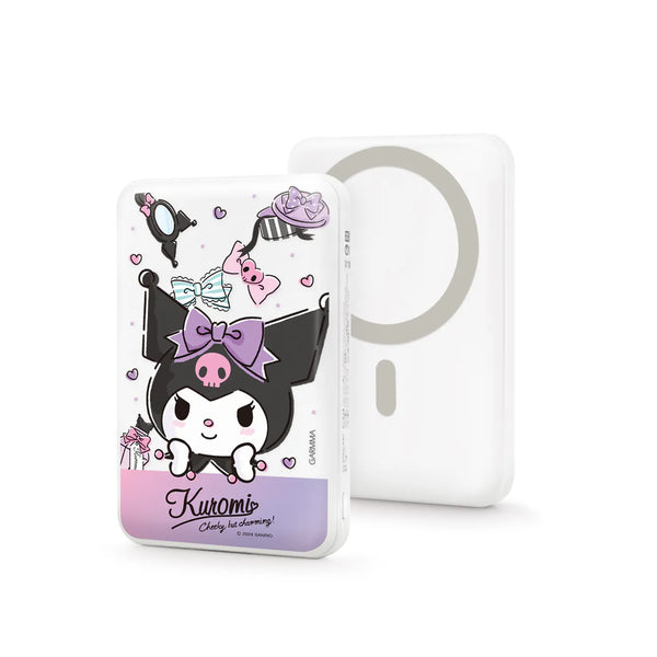 【門市發售】Garmma 永橙✖️Sanrio Kuromi  10000mAh  磁吸無線外置充電器（只限香港發售，不設平郵）