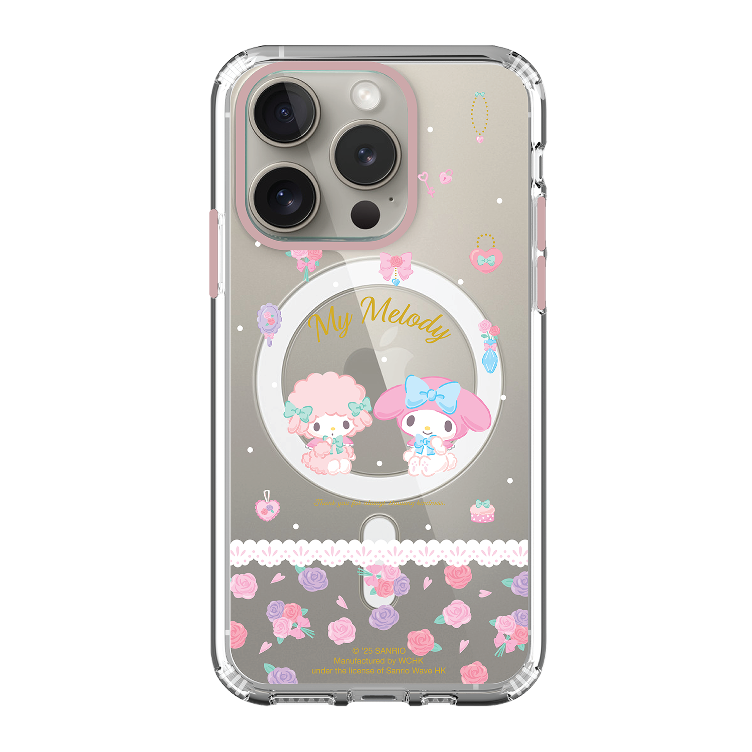 My Melody Clear Case / iPhone Case / Android Case / Samsung Case 防撞透明手機殼 (MM148)