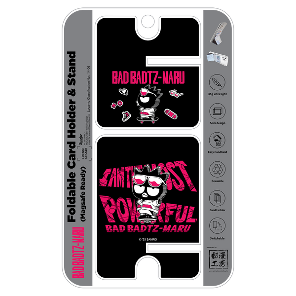 BadBadtz-Maru Magsafe Card Holder & Phone Stand (XO109CC)