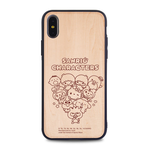 Sanrio Characters Wooden Case (MC89W)